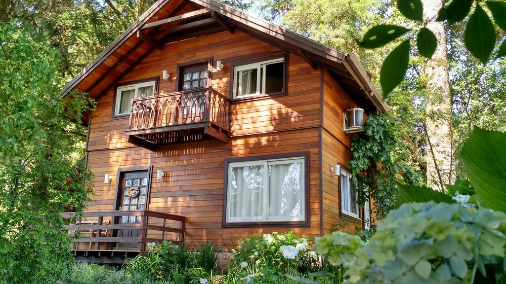 Villa Sobrado Estilo Alemao Canela Exterior foto